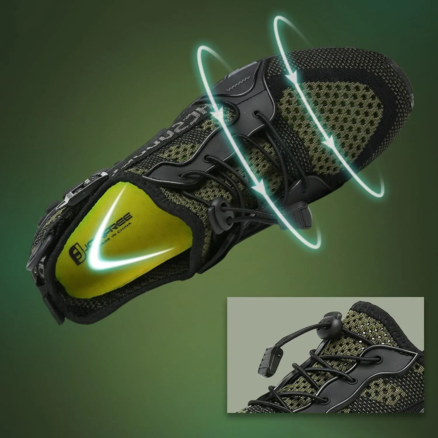 Durable Water Shoes for Women Men Quick Drying, Sports Hiking Barefoot Aqua Water Shoes, Outdoor Climbing Sneakers Kayaking Boating Surfing Walking