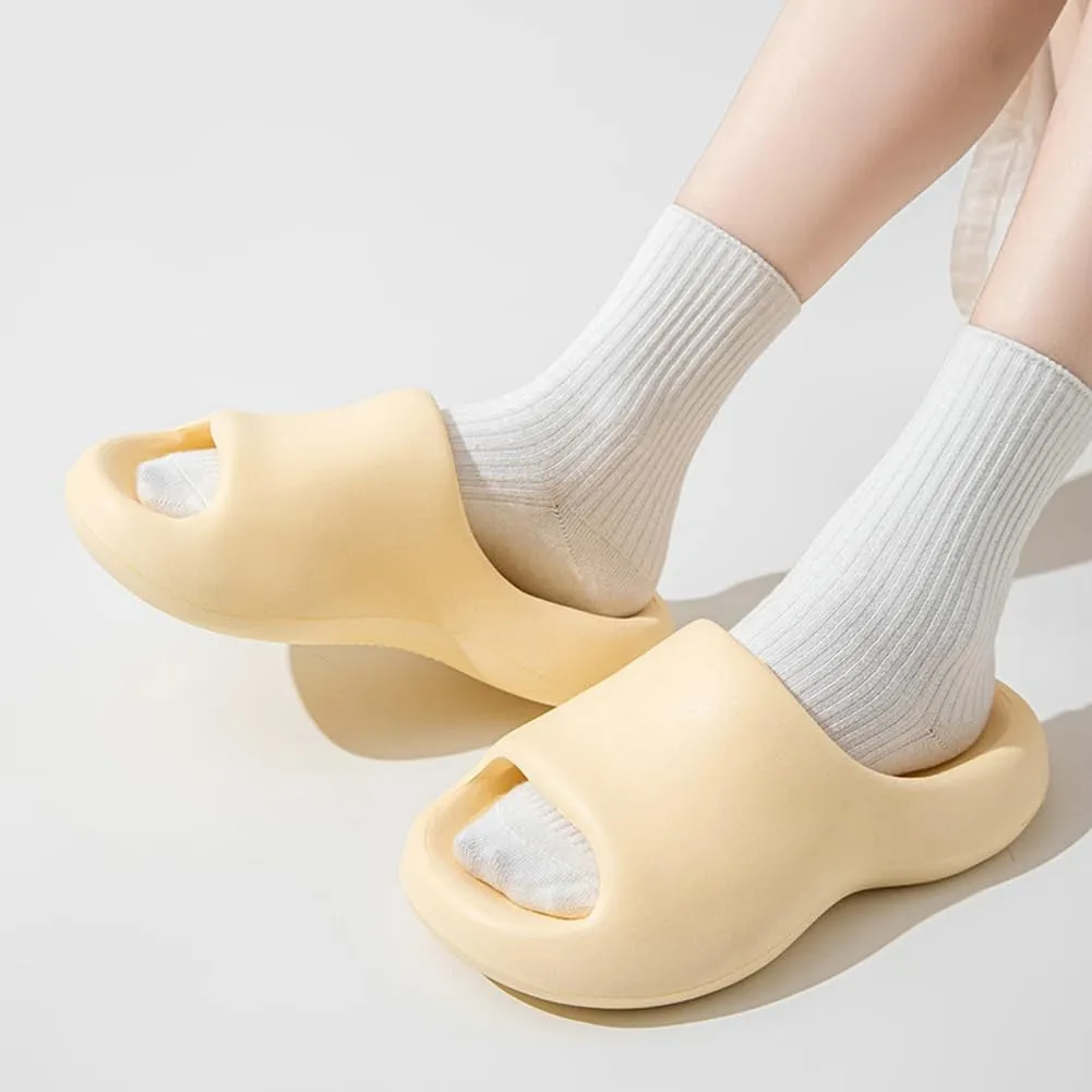 Epsion Women's Cloud Slippers Platform Pillow Slide Sandals Soft Non-slip Sole Quick Drying Summer Spa Bath Pool Gym Shower Shoes