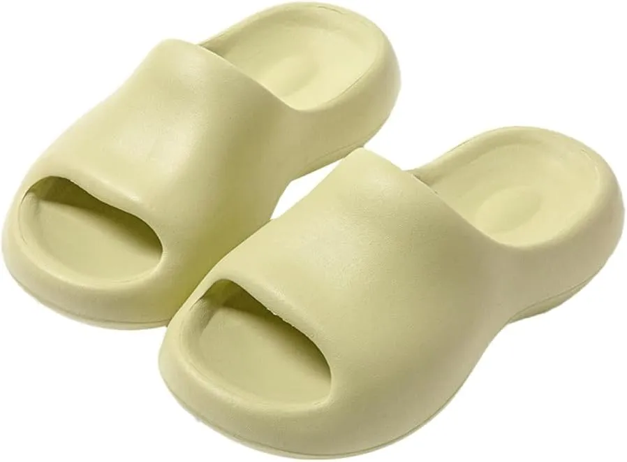 Epsion Women's Cloud Slippers Platform Pillow Slide Sandals Soft Non-slip Sole Quick Drying Summer Spa Bath Pool Gym Shower Shoes