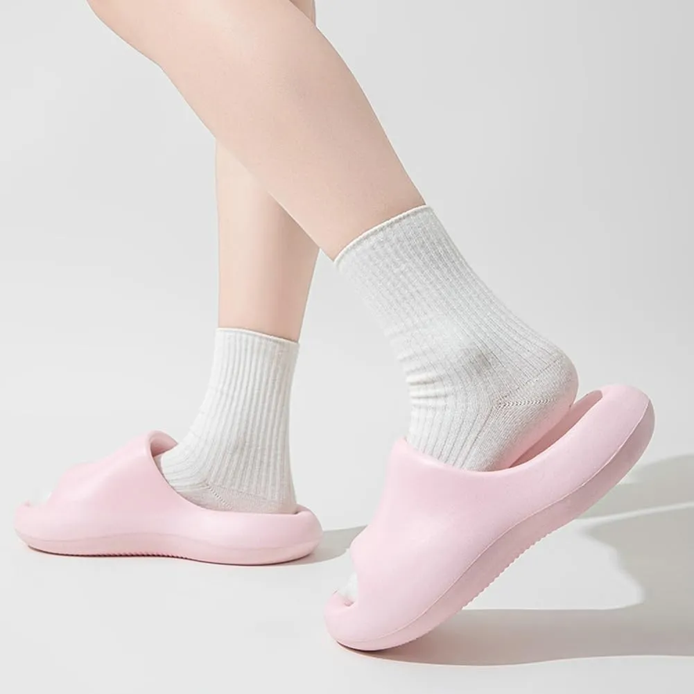Epsion Women's Cloud Slippers Platform Pillow Slide Sandals Soft Non-slip Sole Quick Drying Summer Spa Bath Pool Gym Shower Shoes