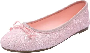 FEVERSOLE Women's Macaroon Colorful Memory Foam Cushion Insock Patent Ballet Flat