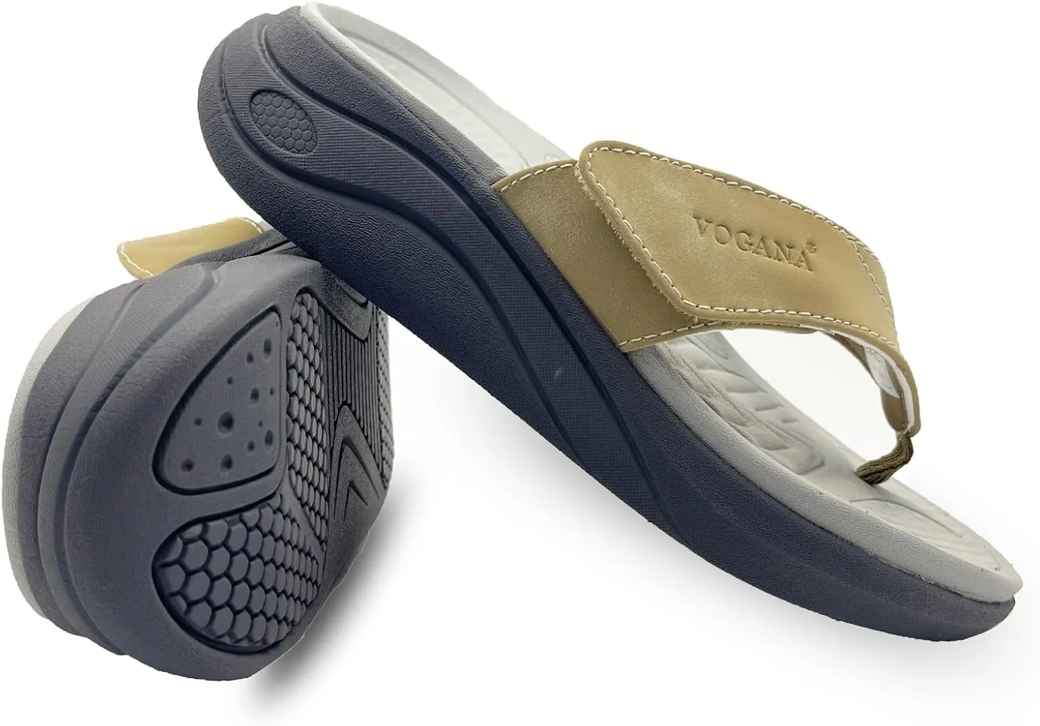Flip Flops for Women with Adjustable Width Arch Support Thong Sandals for Plantar Fasciitis Swollen Feet Pain Relief Neuropathy