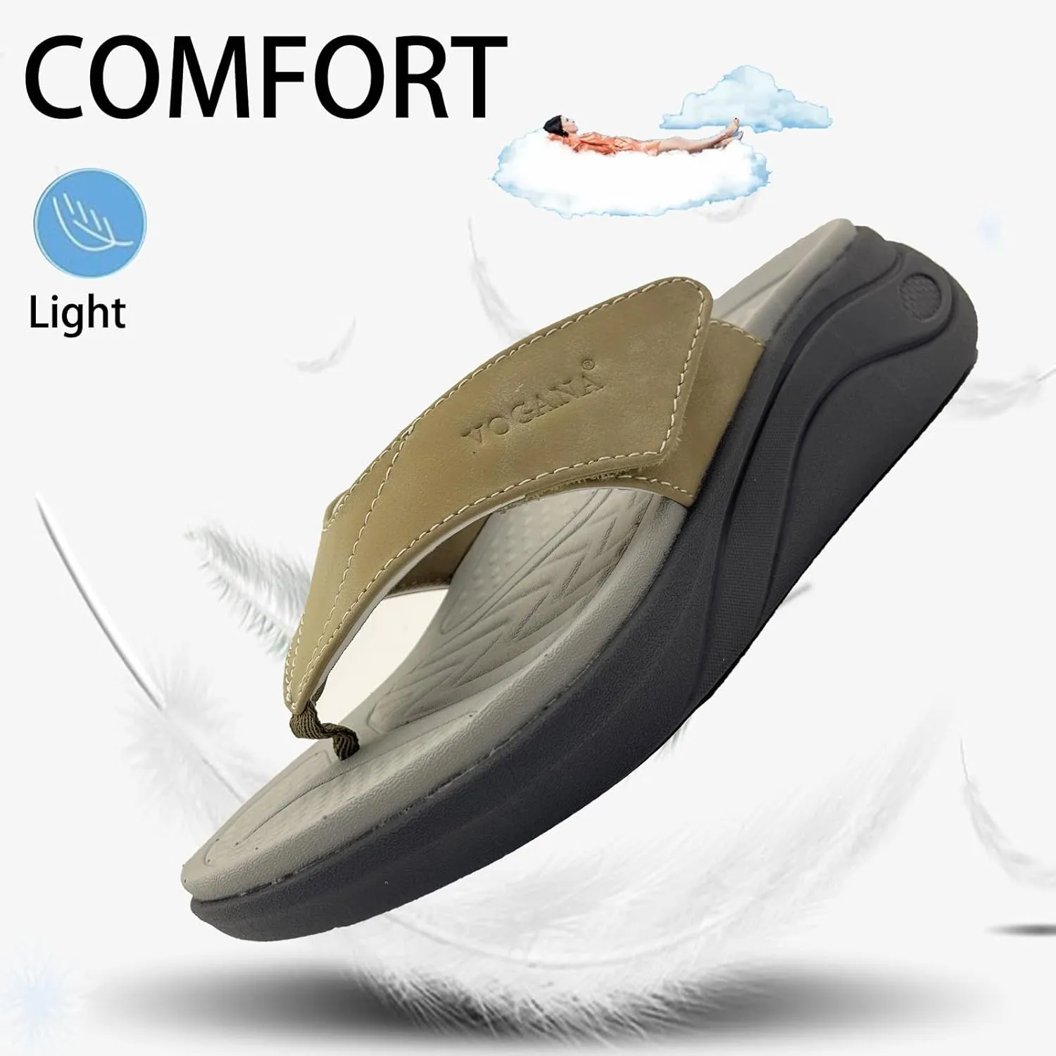 Flip Flops for Women with Adjustable Width Arch Support Thong Sandals for Plantar Fasciitis Swollen Feet Pain Relief Neuropathy