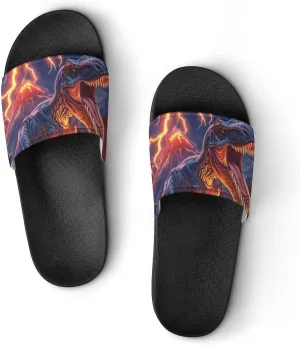 Flying Eagle Native Indian House Sandals Non Slip Slippers Quick Drying Bathroom Shower Shoes for Women Men