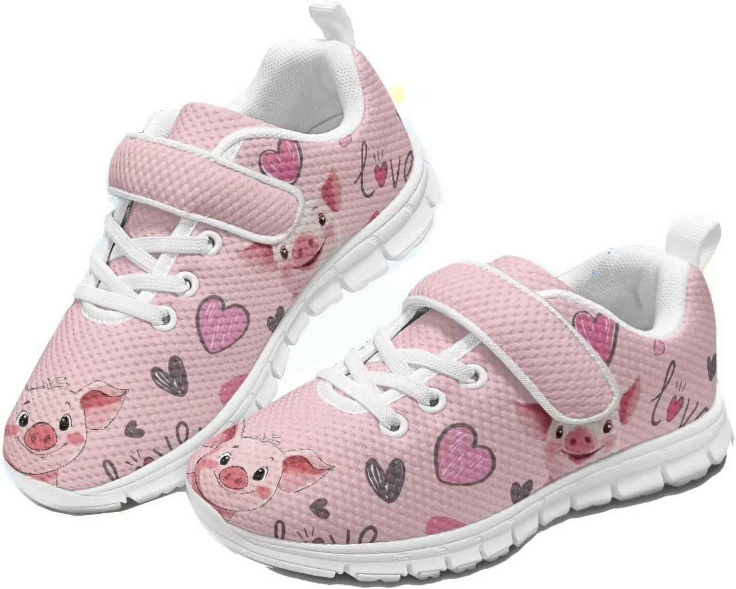 Forchrinse Ladybug Print Toddler Shoes Girls Boys Ladybug Tennis Shoes Comfort Running Athletic for Little/Big Kids Lightweight