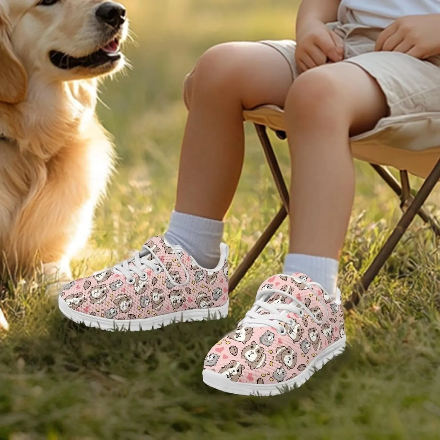 Forchrinse Ladybug Print Toddler Shoes Girls Boys Ladybug Tennis Shoes Comfort Running Athletic for Little/Big Kids Lightweight