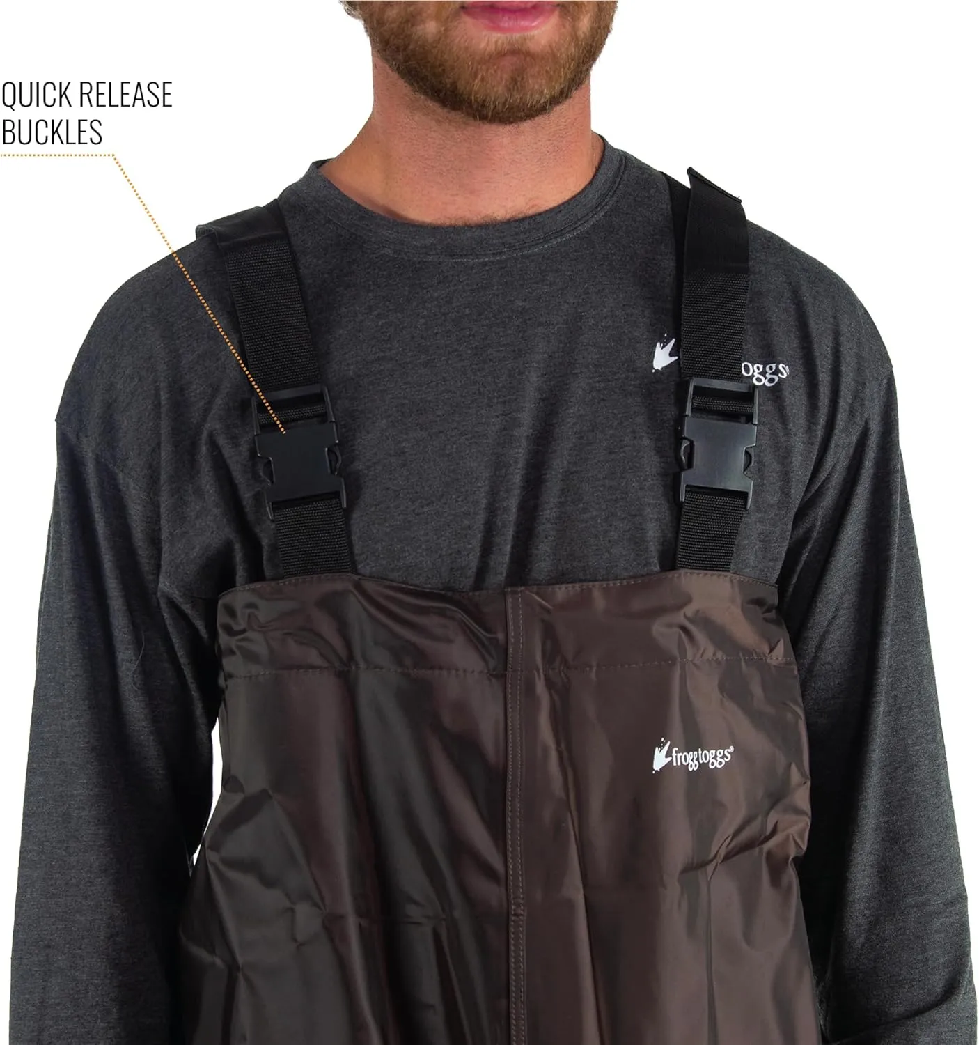 FROGG TOGGS Men's Rana II PVC Waterproof Fishing Bootfoot Chest Wader for Fishing