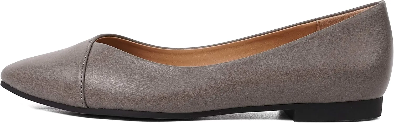 FUNKYMONKEY Women's Classic Ballet Flats Casual Comfort Slip On Flats Shoes