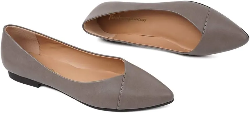 FUNKYMONKEY Women's Classic Ballet Flats Casual Comfort Slip On Flats Shoes