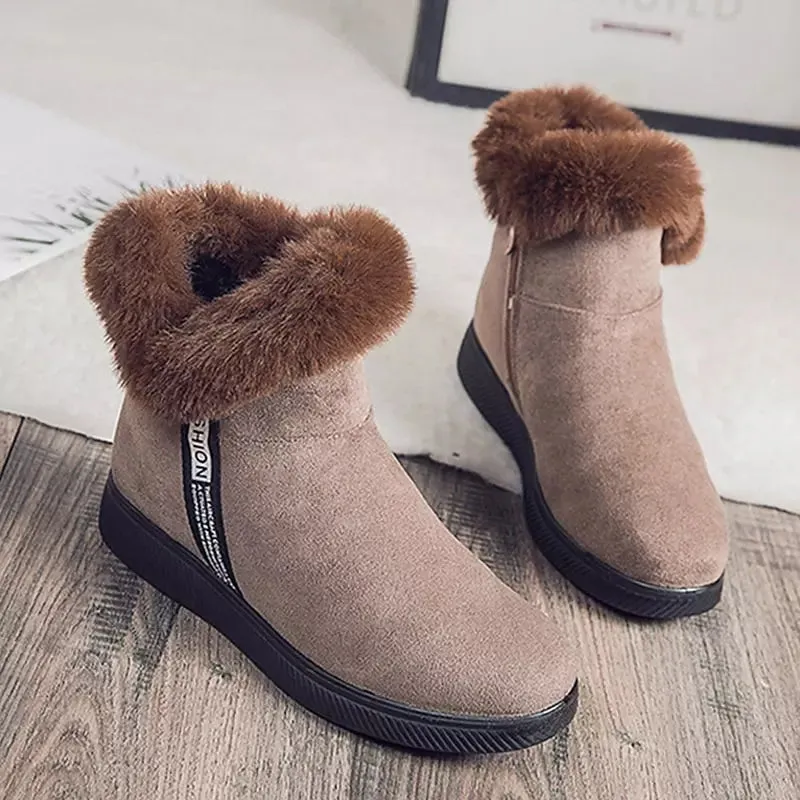 Furry Boots Platform For Women Boots
