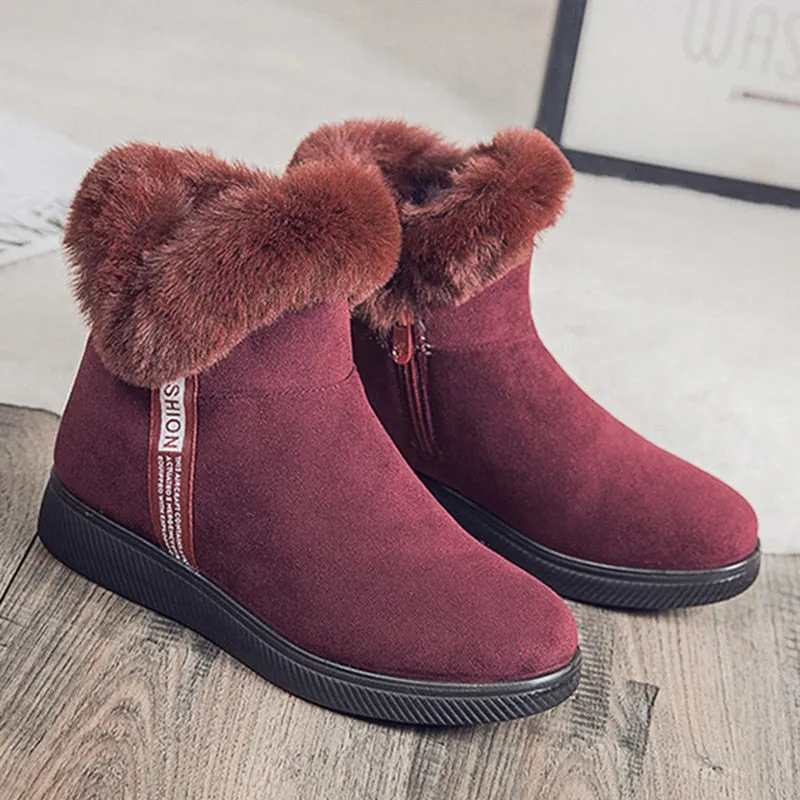 Furry Boots Platform For Women Boots