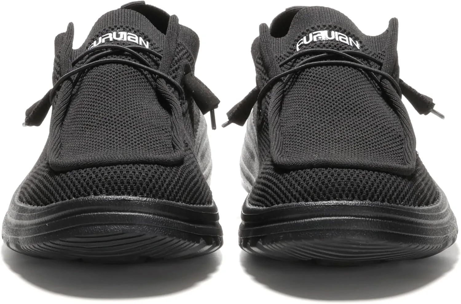 Furuian Comfortable Steel Toe Shoes Men Slip On Walking Sneakers Lightweight Safety Work Shoes