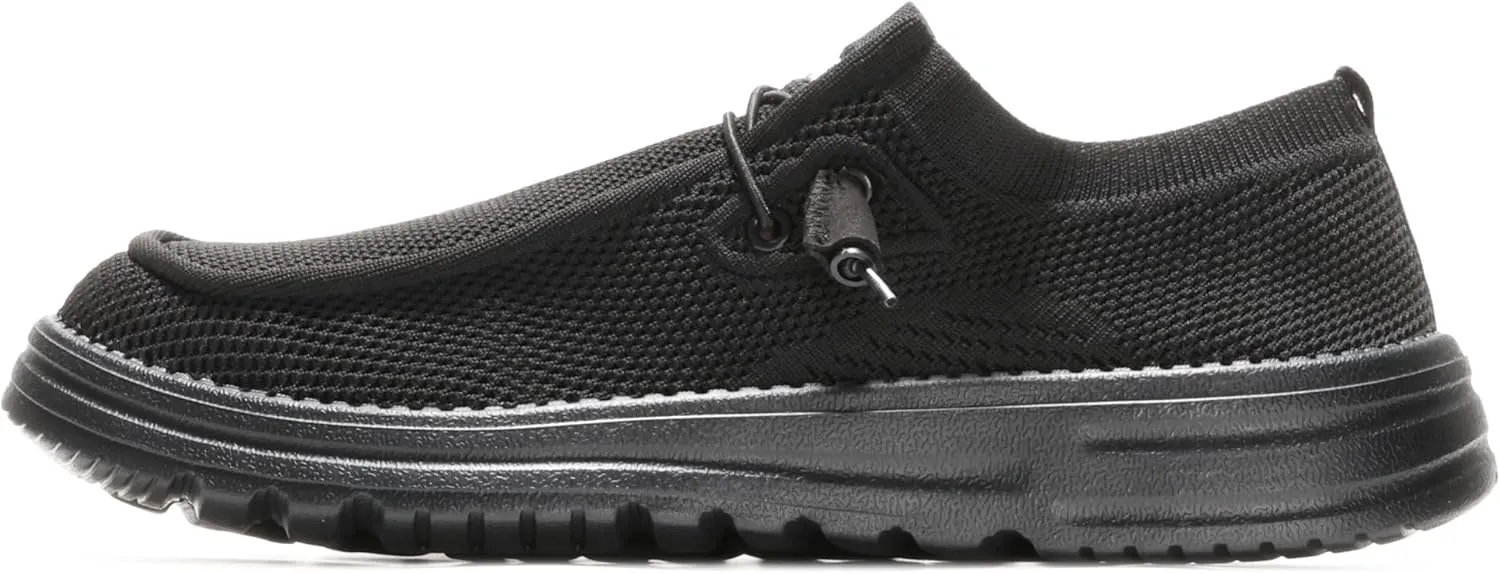 Furuian Comfortable Steel Toe Shoes Men Slip On Walking Sneakers Lightweight Safety Work Shoes