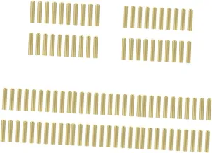 GALPADA 60 Pcs Metal Button Charms for Bubble Slides Shoelace Repair Aglets Gibits Shoelace Replacement Tips