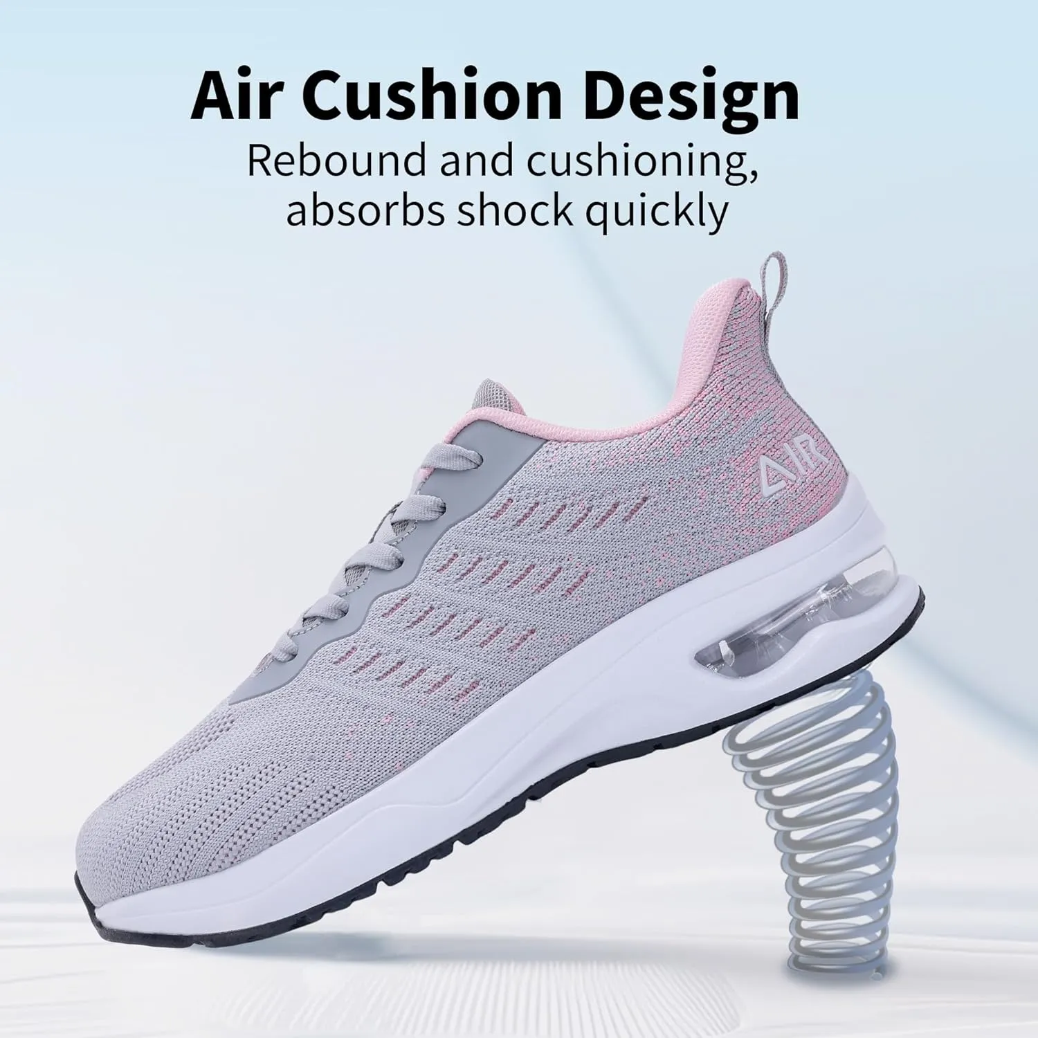 GANNOU Wide Toe Box Shoes Women Running Sneakers Wide Width Air Walking Tennis Shoes for Gym Workout Fitness