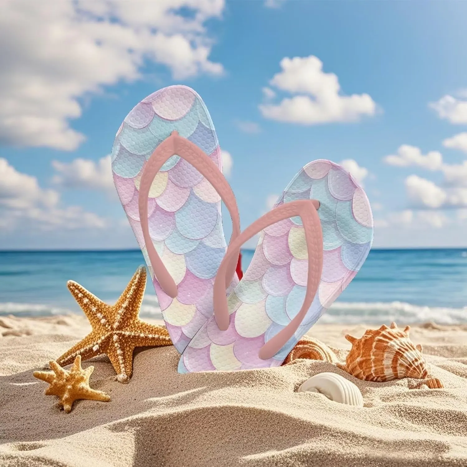 Girl's Flip Flops Kid's Non-Slip Sole Quick Drying Beach Slippers Slide Sandals Pink Straps