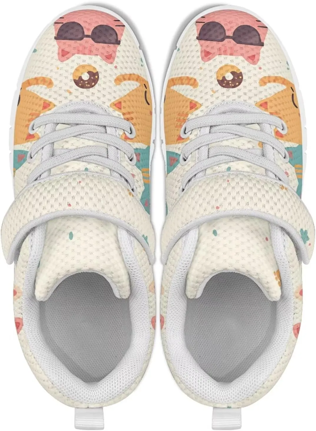 Girls Kids Sneakers Breathable Comfortable Tennis Shoes Casual Sneakers Outdoor Non Slip Walking Hiking Shoes for Preschoolers Elementary Kids Size 11-15