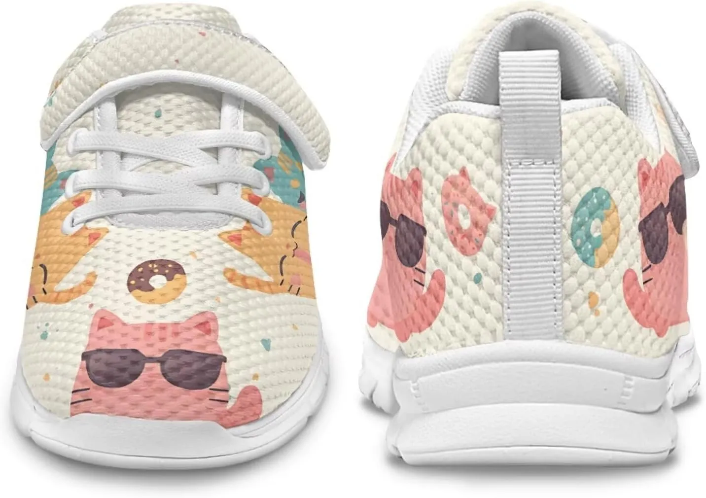 Girls Kids Sneakers Breathable Comfortable Tennis Shoes Casual Sneakers Outdoor Non Slip Walking Hiking Shoes for Preschoolers Elementary Kids Size 11-15