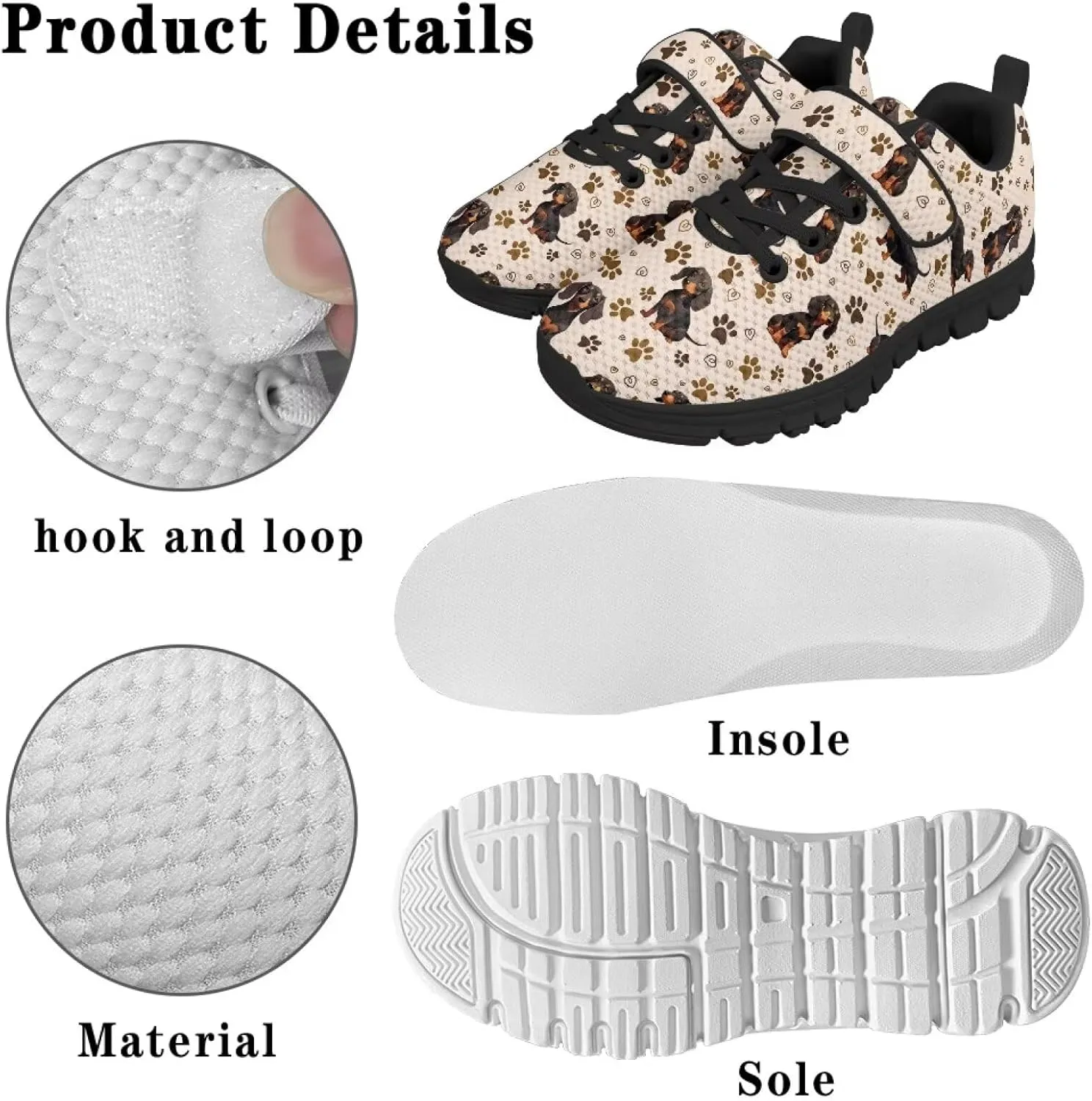 Girls Running Shoes Mesh Gym Tennis Shoes Sneakers Outdoor Athletic Shoes