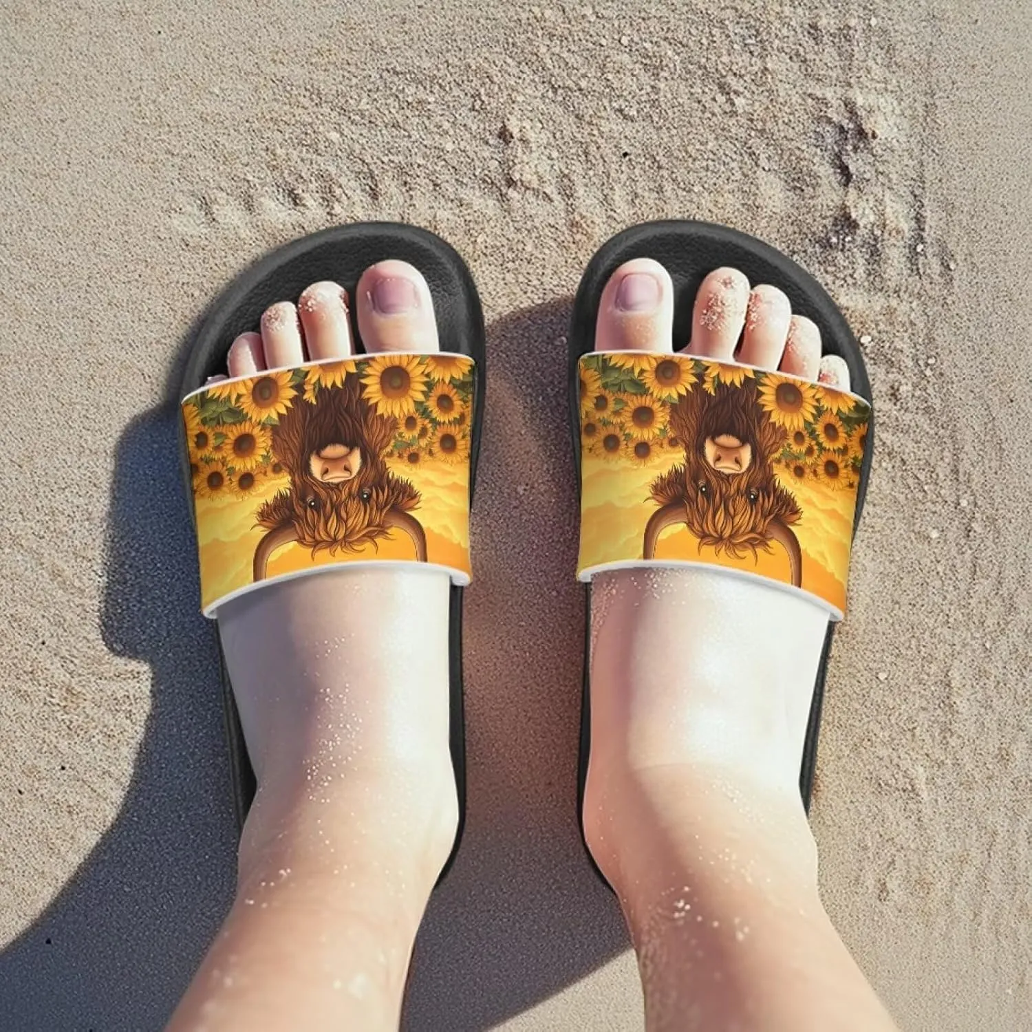 Girls Waterproof Sandals Non Slip Shower Shoes with Quick-Dry Design