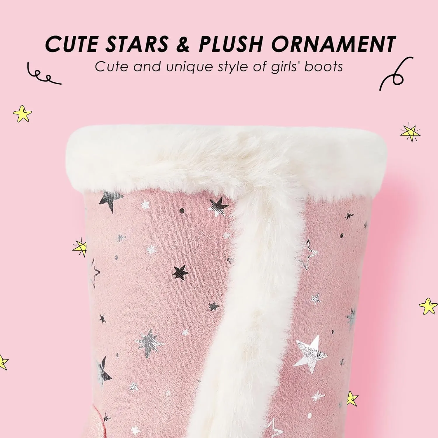 Girls Winter Boots Kids Cowgirl Boots Girl Combat Knee High Boot Girls Dress Shoes