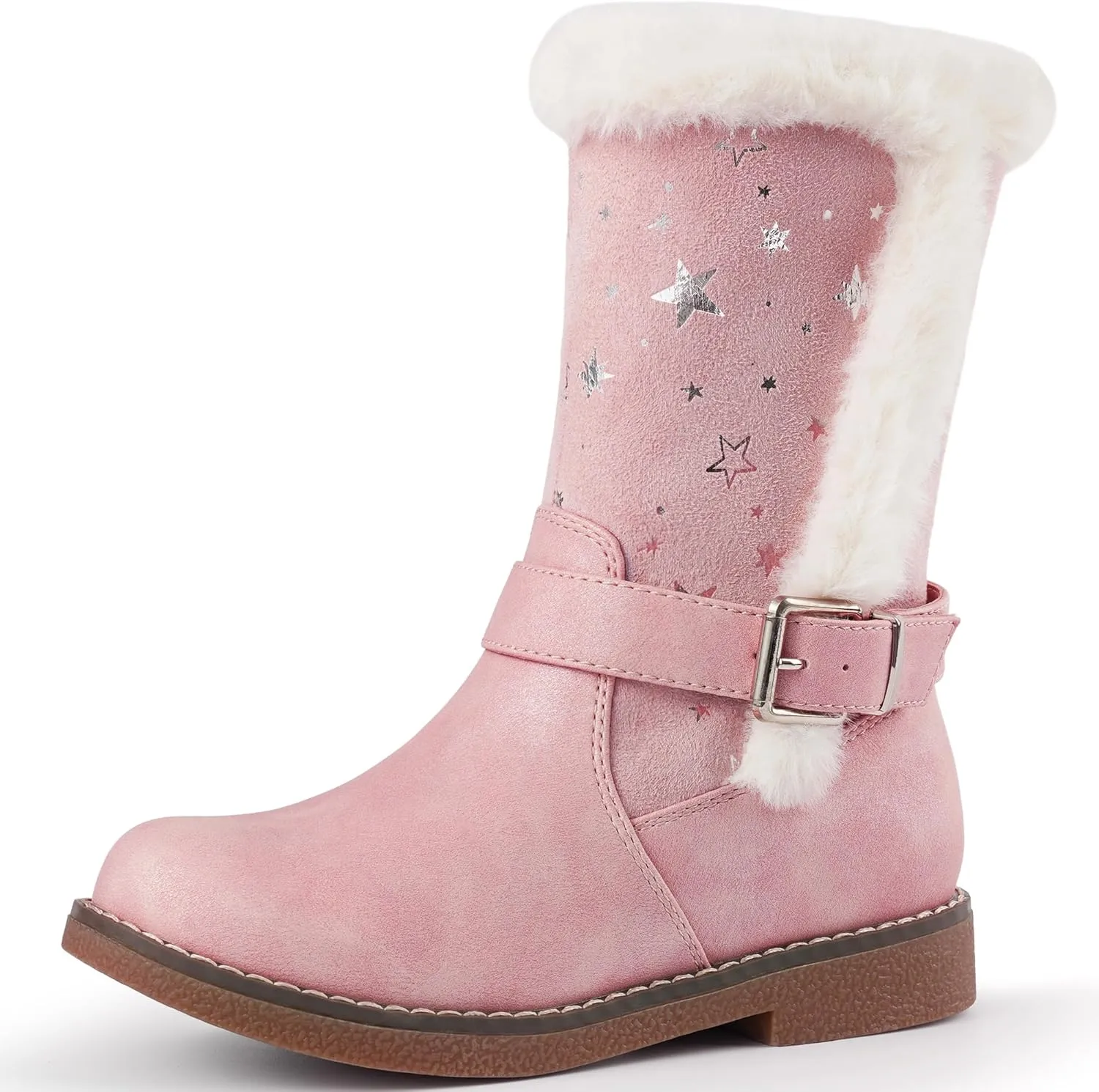Girls Winter Boots Kids Cowgirl Boots Girl Combat Knee High Boot Girls Dress Shoes