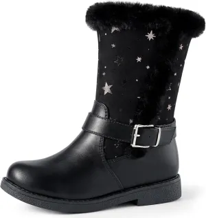 Girls Winter Boots Kids Cowgirl Boots Girl Combat Knee High Boot Girls Dress Shoes