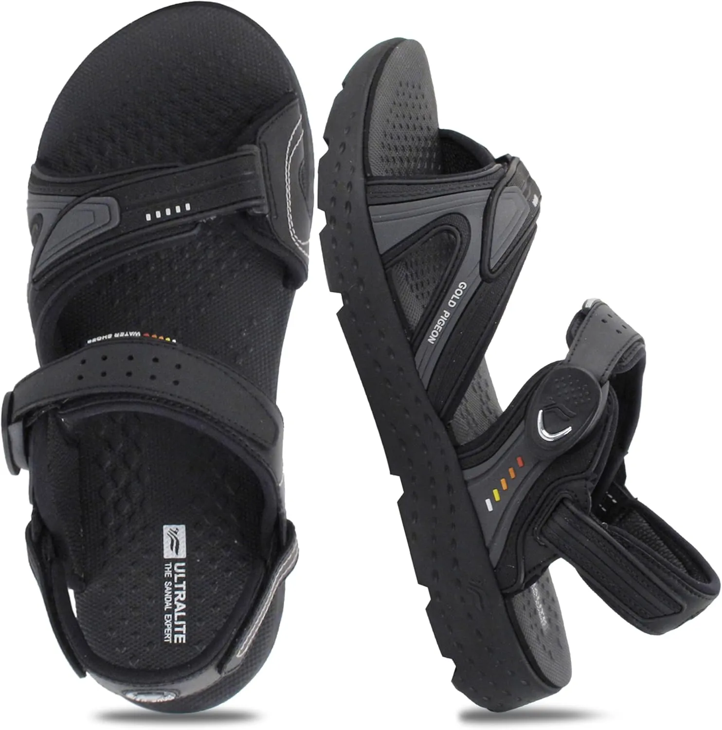 Gold Pigeon Shoes EVA Anti-Fatigue Thick Cushion Sandals Easy SNAP LOCK Closure