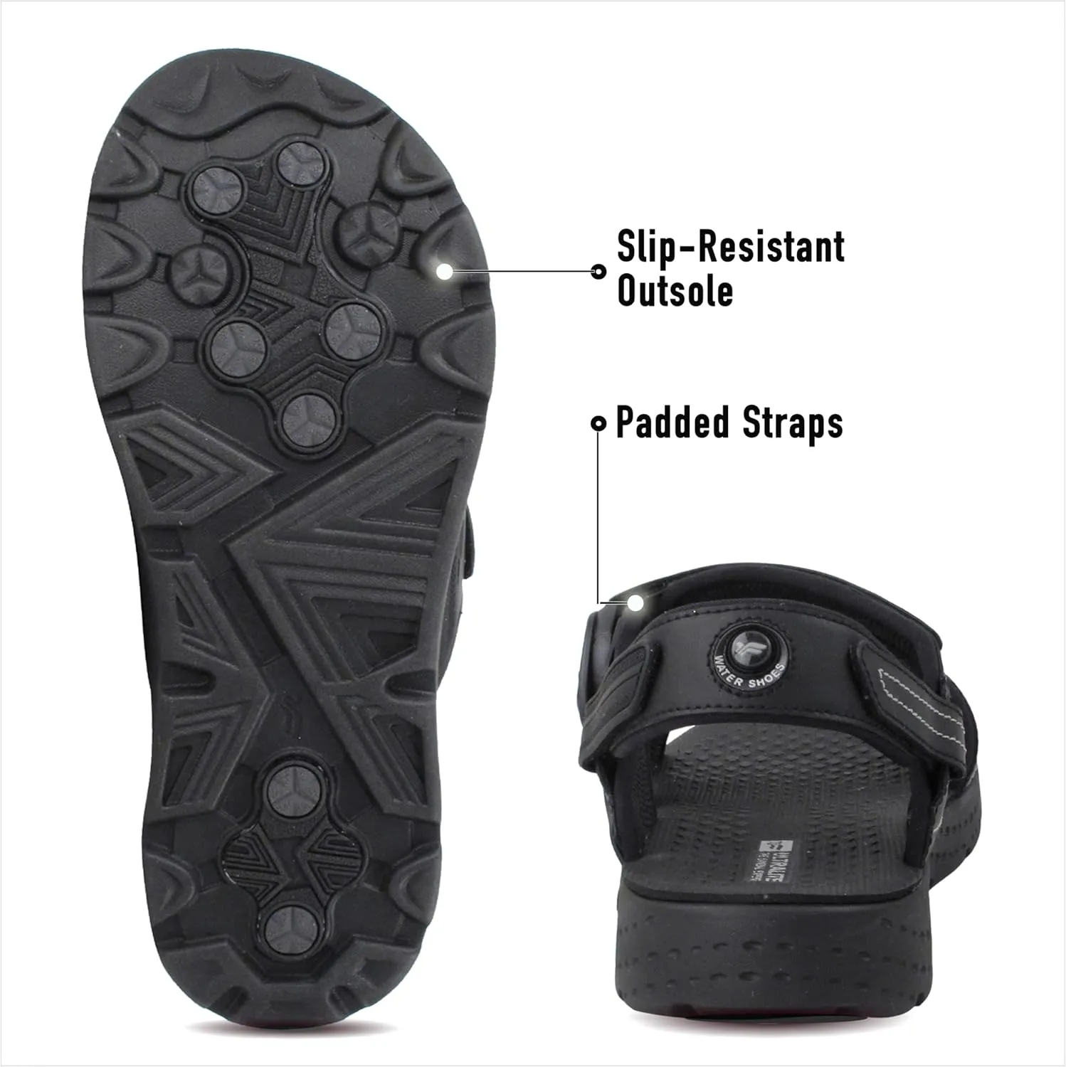 Gold Pigeon Shoes EVA Anti-Fatigue Thick Cushion Sandals Easy SNAP LOCK Closure