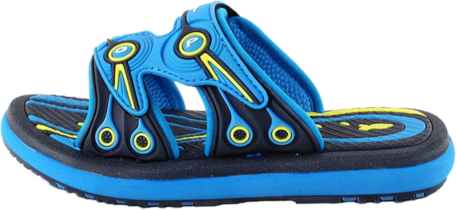 Gold Pigeon Shoes KIDS Easy Snap Lock Outdoor/Water Sandals & Slides. Adjustable Straps