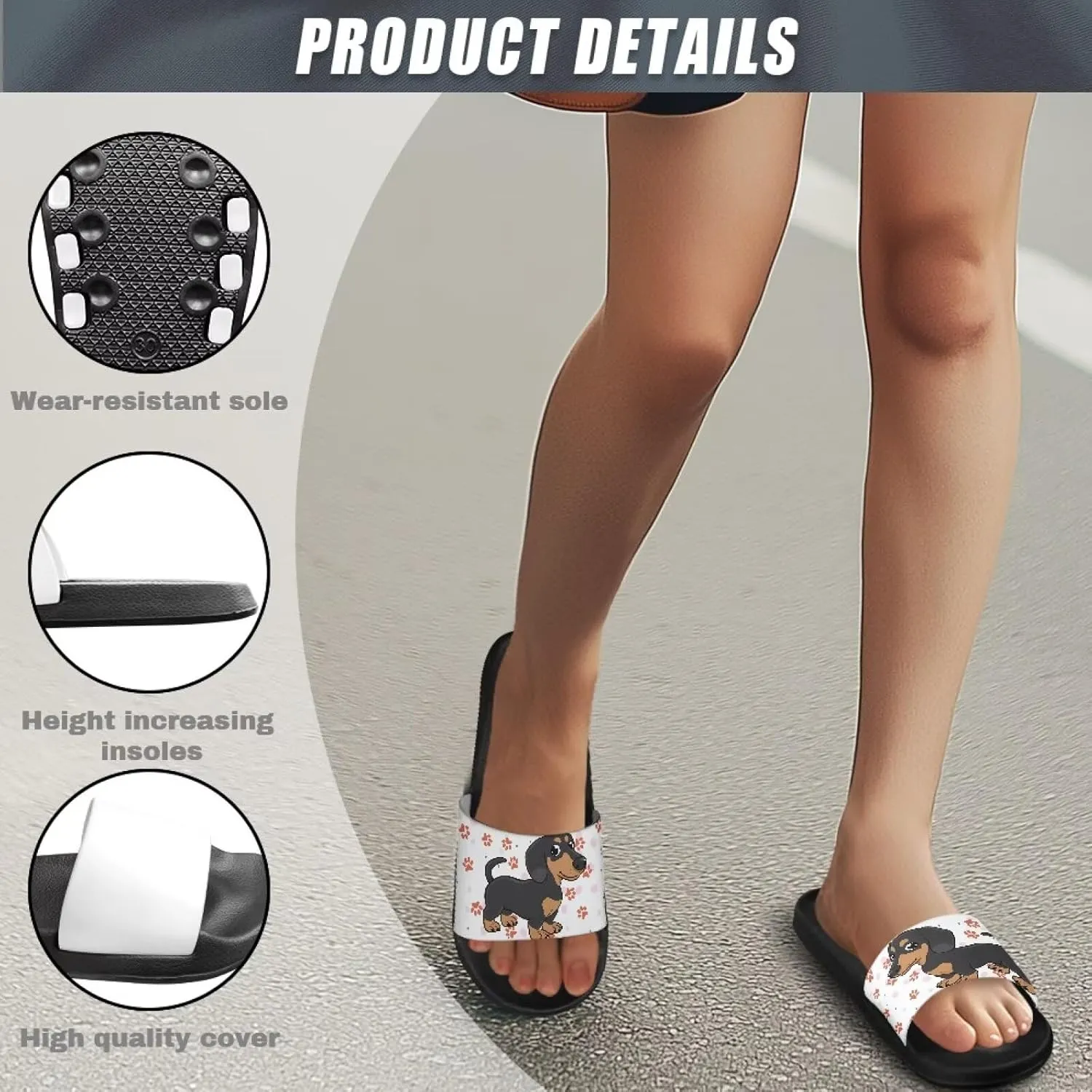 GOSTONG Sandals for Women and Men Pillow Slippers Non Slip Quick Drying House Slippers Unisex Lightweight Pool Slides Size 5-12.5