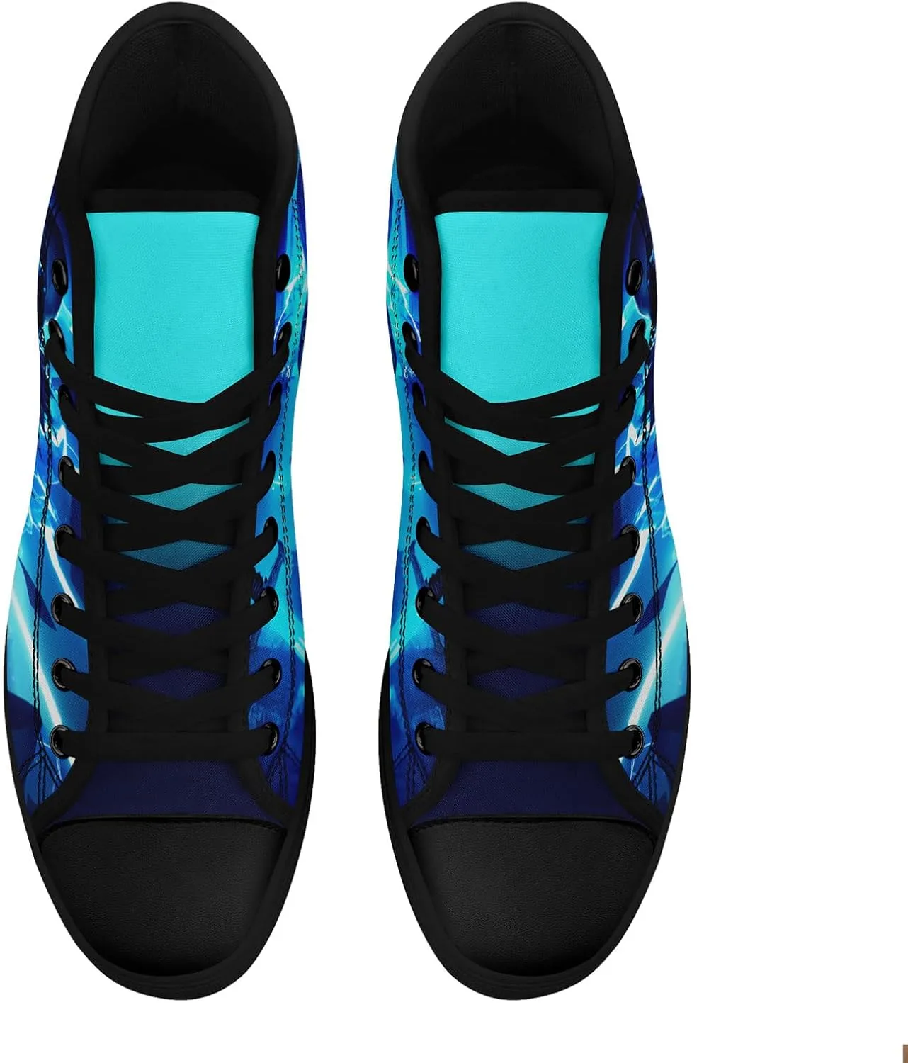 Gothic Skull High Top Canvas Sneakers for Men Women Butterflies Flames Flower Vivid Lace up Flat Casual Walking Shoes