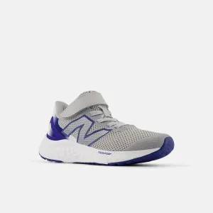 Grey/Blue Arishi v4 Bungee Lace with Top Strap