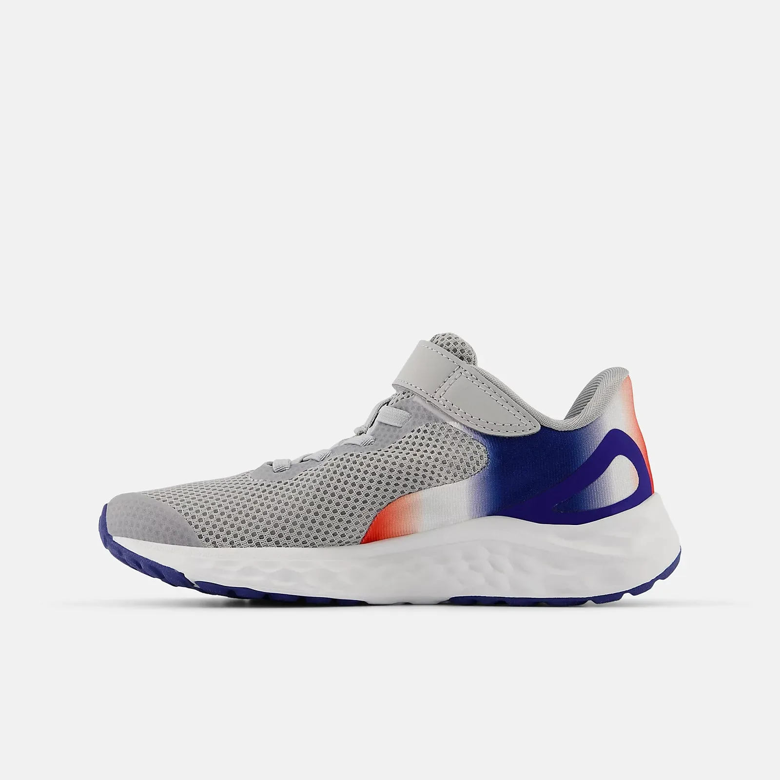 Grey/Blue Arishi v4 Bungee Lace with Top Strap