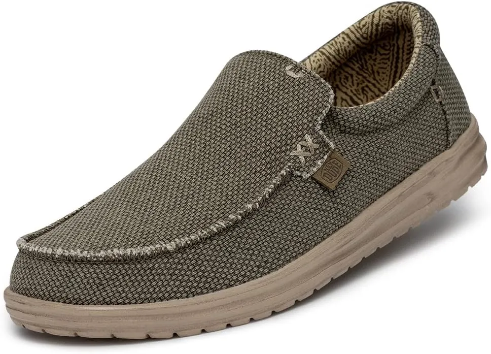 Hey Dude Men's Mikka Hawk Multiple Colors & Sizes| Men’s Loafers | Men’s Slip On Shoes | Comfortable & Lightweight