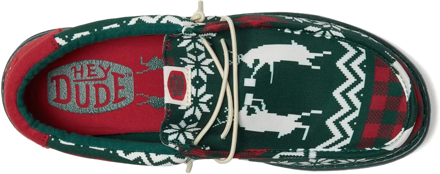 Hey Dude Men's Wally Holiday Cheers Sneaker