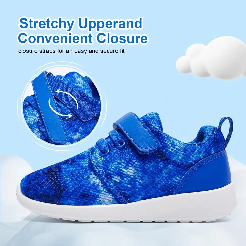 HIITAVE Toddler Tennis Shoes Girls Sneakers Walking Running Athletic Summer Shoes