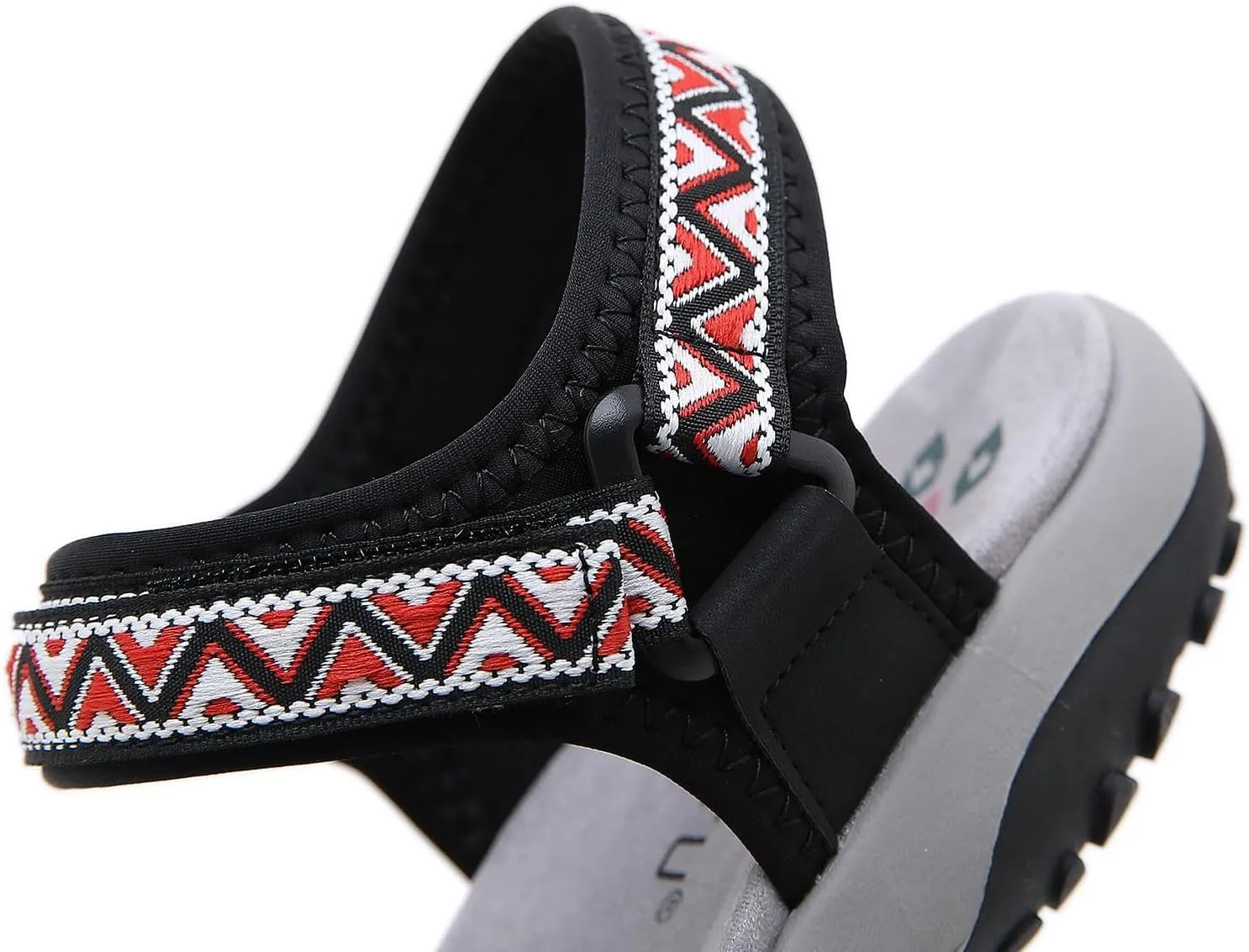 Hiking Sandals Women Waterproof Arch Support Comfortable Water Shoes Hook Loop Strap Sports Lightweight Slides