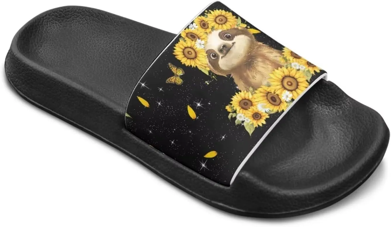 Howilath Kids Slide Sandal Non-Slip Open Toe Slippers Quick Dry Beach Shoes Unisex Child Summer Sandals