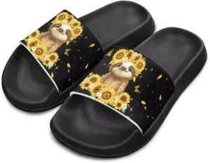 Howilath Kids Slide Sandal Non-Slip Open Toe Slippers Quick Dry Beach Shoes Unisex Child Summer Sandals