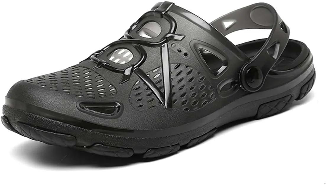 HYDLONGR Men Women Breathable Garden Sandals Quick Drying Beach Slippers Anti-Slip Clogs Shoes
