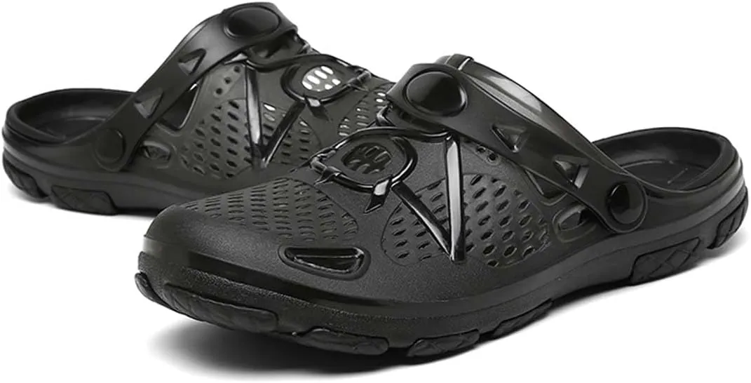 HYDLONGR Men Women Breathable Garden Sandals Quick Drying Beach Slippers Anti-Slip Clogs Shoes