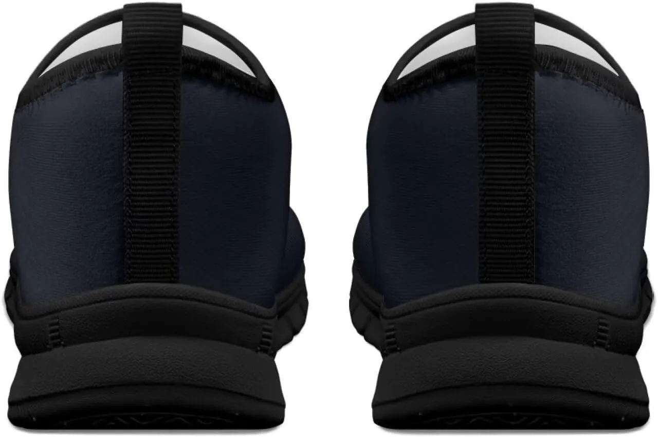 Indoor Outdoor Gym Sneakers Casual House Shoes for Women Classic Soft Breathable and Sweat-Absorbing Walking Loafers for Athletic Size 5.5-11.5 Black Sole