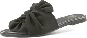 JATAREA Women’s Slip-On Leather Flat Sandals with Round Open Toe | Classic and Trendy Slippers - CAVERY