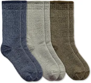 Jefferies Socks Mens Womens Merino Wool Cushion Mid Calf Boot Socks 3 Pair Pack