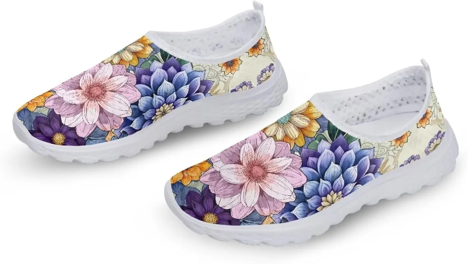 Jeiento Christmas Athletic Running Shoes for Women - Fashion Tennis Walking Sneakers