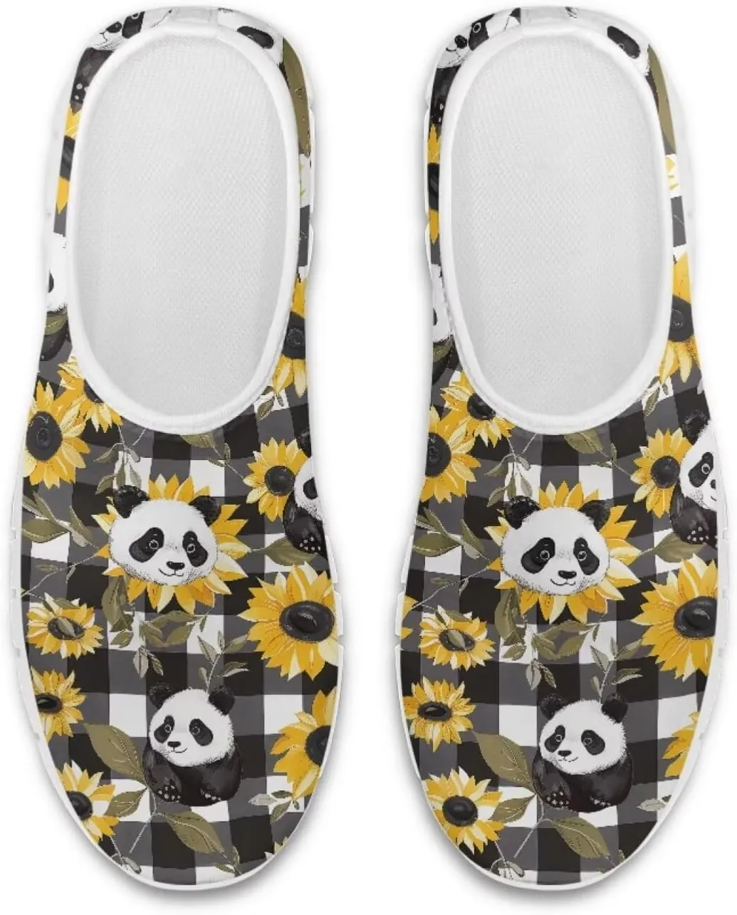 Jeiento Womens Casual Shoes Checkerboard Pattern Fashion Workout Casual Shoes Slip-On Loafers