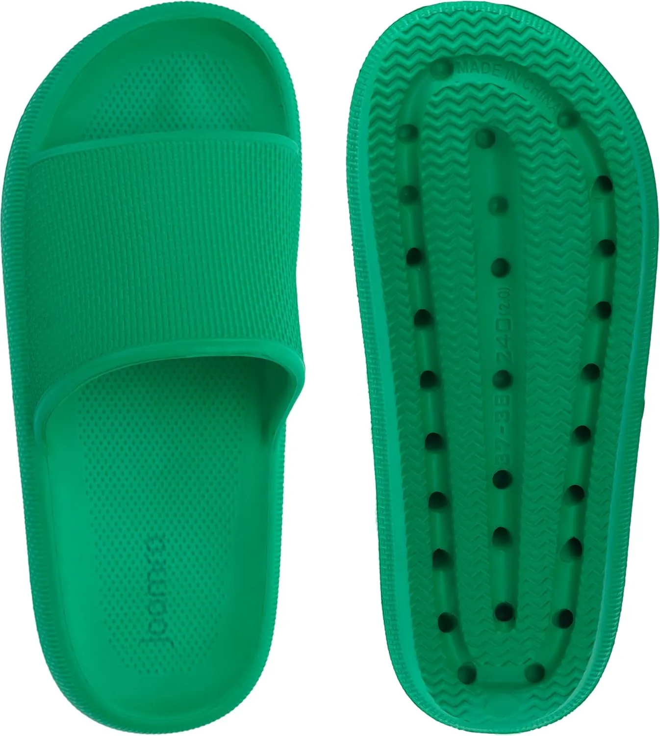 Joomra Pillow Slippers for Women and Men Non Slip Quick Drying Shower Slides Bathroom Sandals | Ultra Cushion | Thick Sole