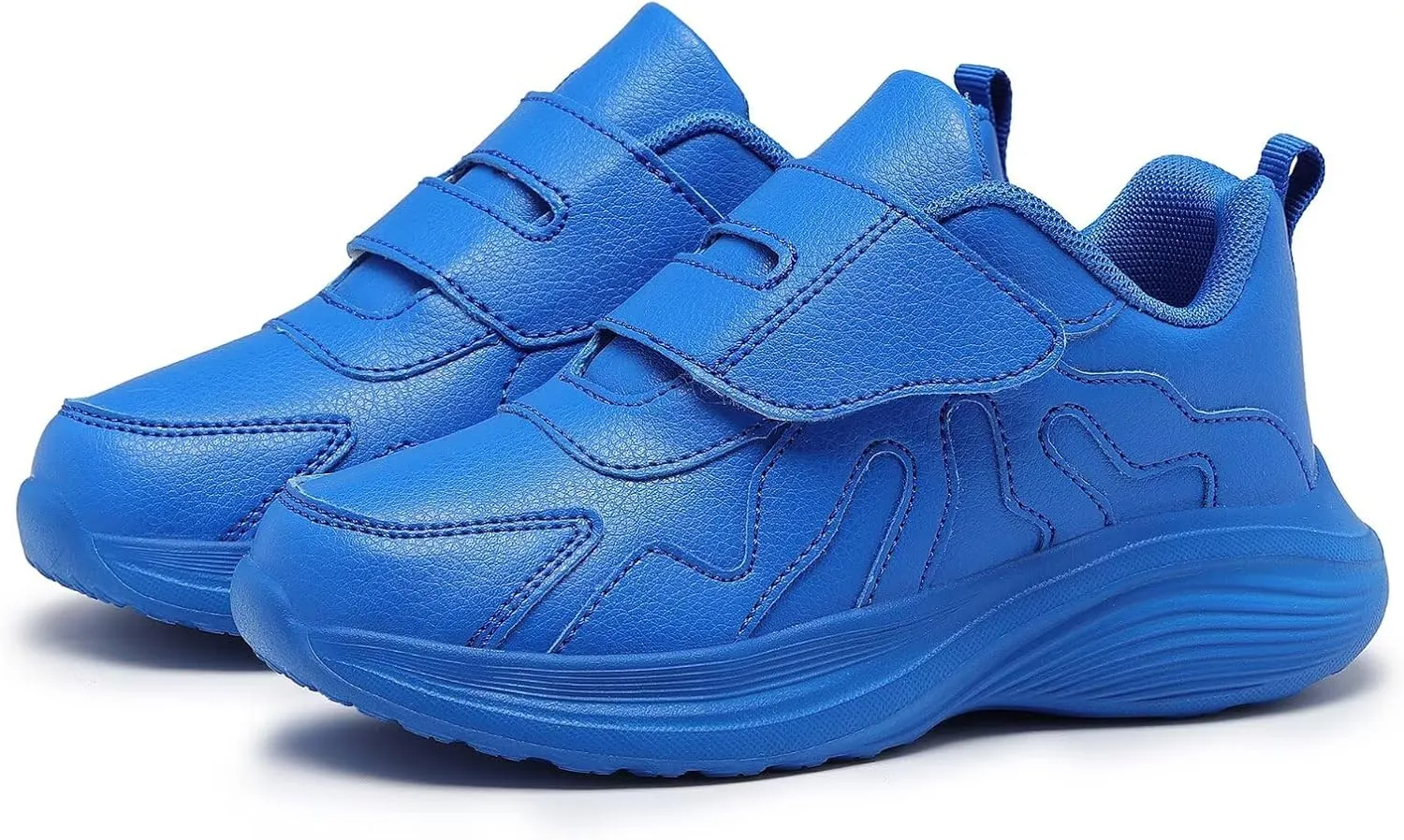 Kid Sneakers Girls Running Shoes Boys Walking Sports Adjustable Strap Sneakers