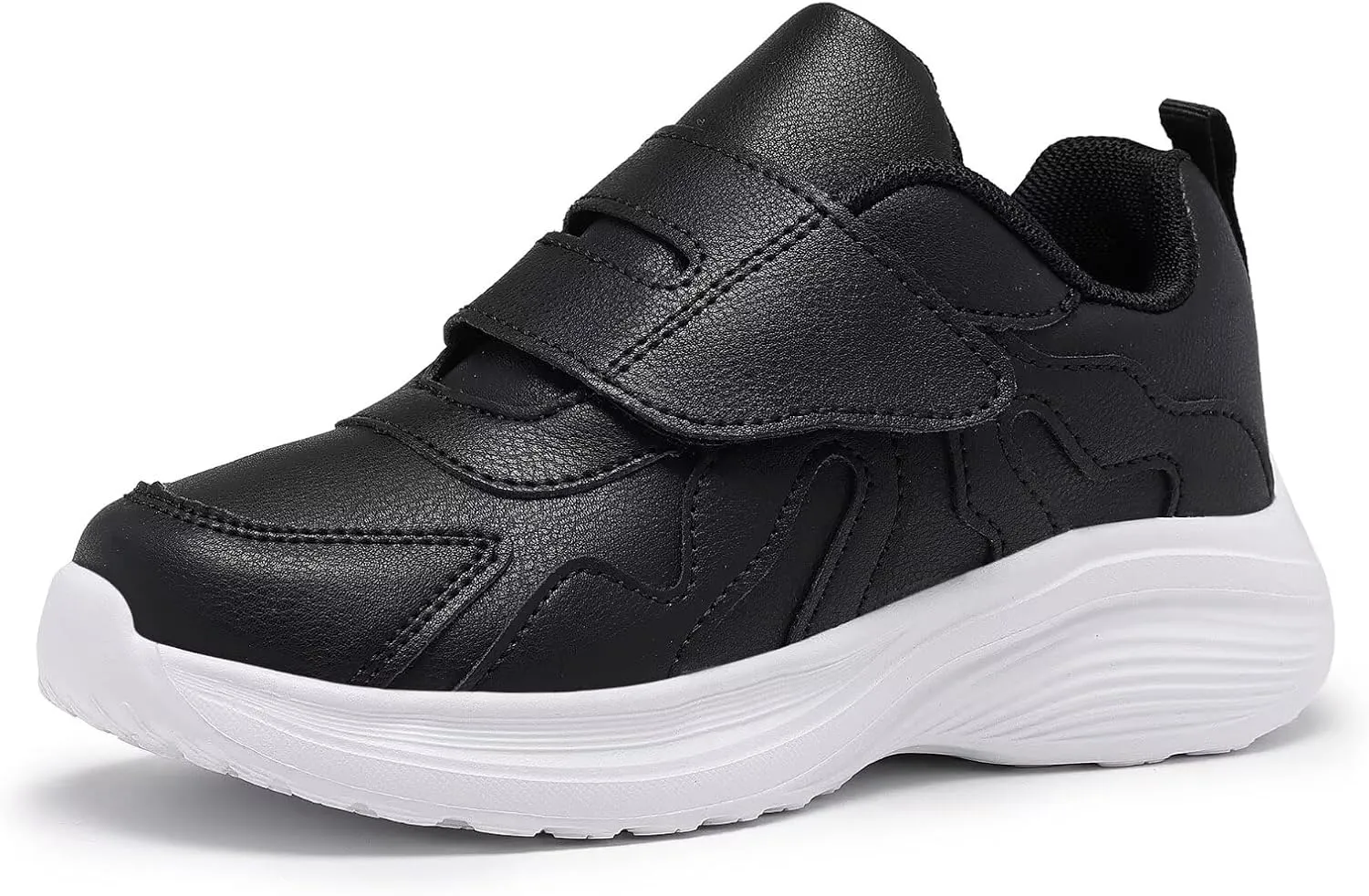 Kid Sneakers Girls Running Shoes Boys Walking Sports Adjustable Strap Sneakers